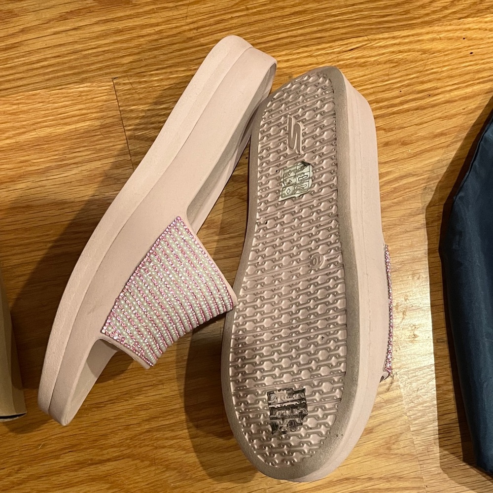 Skechers Blush Slide Sandals with Sparkle - Picture 3 of 3